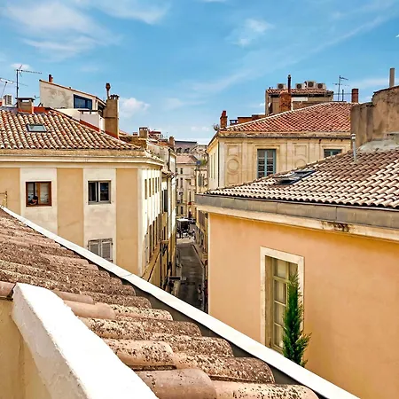 Le Ciel De - Draps Et Serviettes- Climatise -centre Ville- Arenes 2minutes Lejlighed Nîmes
